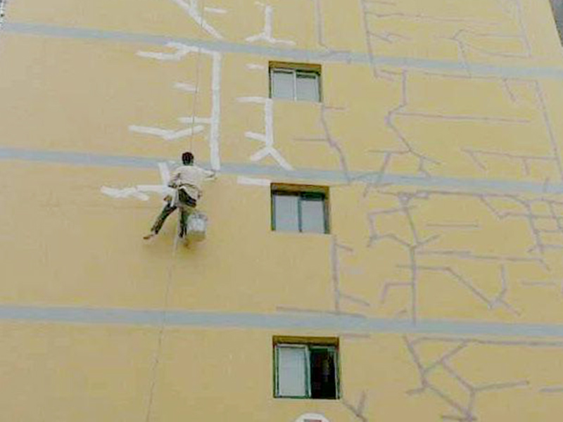 外墻涂料粉化怎么處理？五步解決！